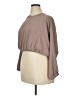 Nine Britton 100% Polyester Brown 3/4 Sleeve Top Size XL - photo 1