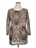 Studio Gem Silver 3/4 Sleeve Top Size XL - photo 1