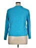 Jonathan Martin 100% Silk Blue Cardigan Size 16 - photo 2