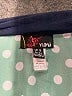 Yumi 100% Polyester Polka Dots Teal 3/4 Sleeve Blouse Size 10 - photo 7