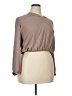 Nine Britton 100% Polyester Brown 3/4 Sleeve Top Size XL - photo 4