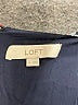 Ann Taylor LOFT 100% Polyester Floral Black Casual Dress Size 4 - photo 7