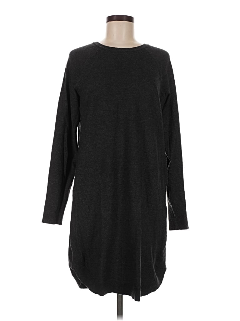 Pre-owned H By Halston Casual Dress In Gray