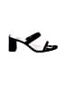 BP. 100% Leather Black Sandals Size 9 1/2 - photo 1
