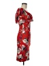 iris Print Red Cocktail Dress Size M - photo 4