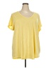 Torrid Yellow Short Sleeve T-Shirt Size 4X Plus (4) - photo 1