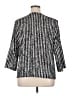 Travelers by Chico's 100% Spandex Chevron-herringbone Silver Blazer Size XL (3) - photo 2
