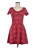 Topshop Hearts Red Cocktail Dress Size 8 - photo 1