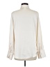 H&M 100% Polyester Ivory Long Sleeve Blouse Size M - photo 2
