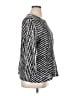 Travelers by Chico's 100% Spandex Chevron-herringbone Silver Blazer Size XL (3) - photo 4