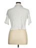 Moa Moa Silver Short Sleeve Blouse Size XL - photo 2