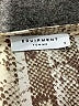 Equipment 100% Silk Animal Print Tan Short Sleeve Silk Top Size S - photo 7