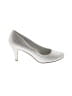 Call It Spring Metallic Silver Heels Size 8 1/2 - photo 1