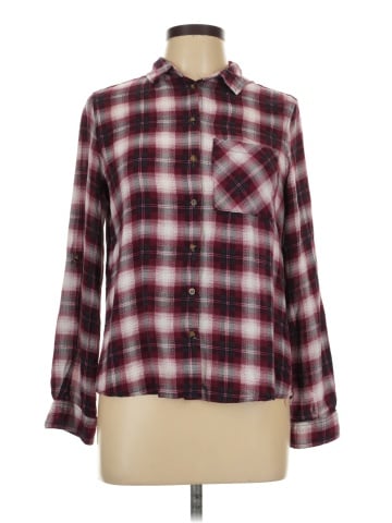 Polly & Esther Long Sleeve Button-Down Shirt (view 1)