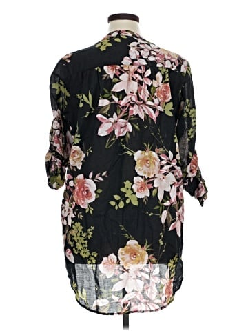 Roaman's 3/4 Sleeve Blouse (view 2)