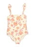 Vineyard Vines Floral Ivory One Piece Swimsuit Size S - photo 1