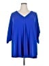 Torrid Blue 3/4 Sleeve Blouse Size 4X Plus (4) - photo 1