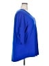 Torrid Blue 3/4 Sleeve Blouse Size 4X Plus (4) - photo 4