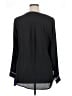 Apt. 9 100% Polyester Black Long Sleeve Blouse Size XL - photo 2