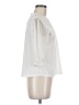 CeCe 100% Polyester Ivory 3/4 Sleeve Top Size M - photo 4