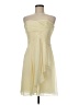 David's Bridal 100% Polyester Ivory Cocktail Dress Size 8 - photo 1