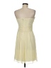 David's Bridal 100% Polyester Ivory Cocktail Dress Size 8 - photo 2