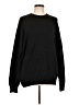 George Solid Black Pullover Sweater Size L - photo 1