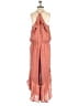 Joie 100% Silk Paisley Orange Jumpsuit Size XS - photo 2