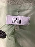 Le Suit 100% Polyester Solid Green Blazer Size 14 - photo 6