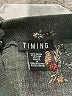 Timing 100% Rayon Gray Casual Skirt Size M - photo 4