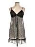 Ambrielle Animal Print Black Cocktail Dress Size L - photo 1