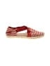 Tory Burch Stripes Red Flats Size 10 - photo 1