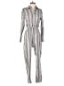 Olivaceous 100% Cotton Stripes Silver Jumpsuit Size M - photo 1
