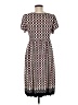 Max Studio Print Burgundy Casual Dress Size M - photo 2