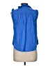 Ellen Tracy Blue Sleeveless Blouse Size M - photo 2
