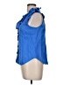 Ellen Tracy Blue Sleeveless Blouse Size M - photo 5