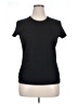J. McLaughlin Solid Black Short Sleeve Turtleneck Size XL - photo 1