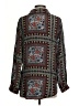 Tolani Tweed Brown Long Sleeve Blouse Size S - photo 2