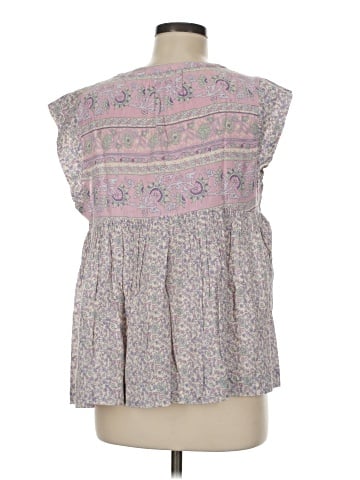 Lucky Brand Short Sleeve Blouse (view 2)