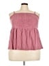 Torrid 100% Cotton Pink Sleeveless Blouse Size 2X Plus (2) - photo 1