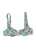 PacSun Floral Blue Swimsuit Top Size XS - photo 1