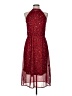 Superfoxx 100% Polyester Paisley Red Cocktail Dress Size M - photo 1