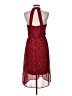 Superfoxx 100% Polyester Paisley Red Cocktail Dress Size M - photo 2