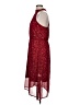 Superfoxx 100% Polyester Paisley Red Cocktail Dress Size M - photo 5