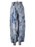 Pilcro Print Blue Linen Pants Size S - photo 2