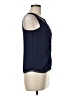 LC Lauren Conrad 100% Polyester Blue Sleeveless Blouse Size 8 - photo 4
