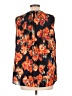 Lila Rose 100% Polyester Floral Orange 3/4 Sleeve Blouse Size L - photo 2