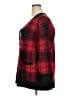 Torrid Plaid Red Cardigan Size 2X Plus (2) - photo 5