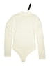 Nylon Apparel 100% Polyester Ivory Bodysuit Size S - photo 1