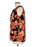 Lila Rose 100% Polyester Floral Orange 3/4 Sleeve Blouse Size L - photo 5